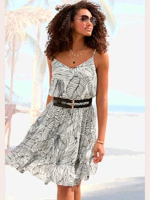 Robe d'été encolure en v dégagée (Image 2)