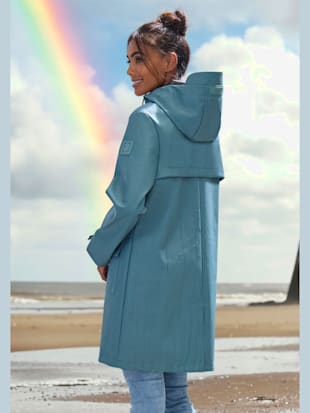 Veste de pluie parka longue à capuche