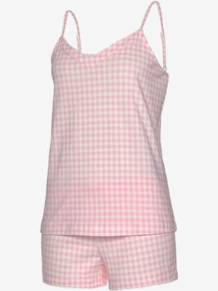 Pyjama court avec rayures discrètes (Image 3)