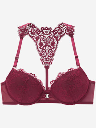 Soutien-gorge push-up féminin en dentelle florale