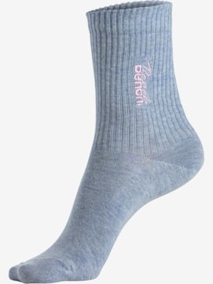 Chaussettes basiques avec logo brodé de qualité