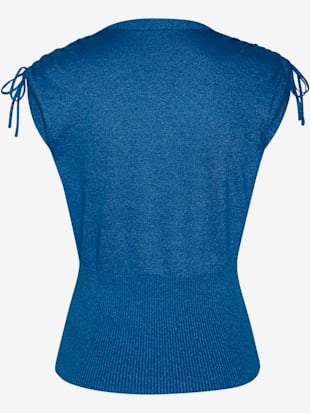 Débardeur en tricot encolure en v aspect superposé (Image 3)