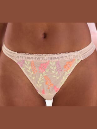 String fantaisie avec nœud décoratif fin au centre devant (Image 2)