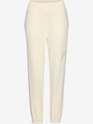 Pantalon molletonné large ceinture smockée élastique (Image 4)