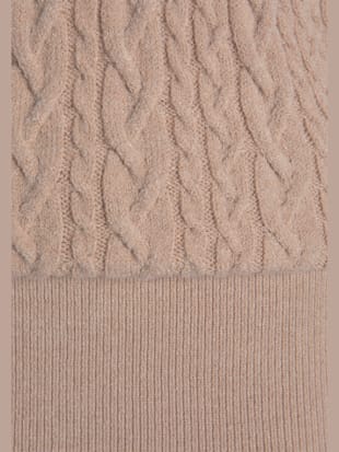 Robe en tricot avec encolure ronde