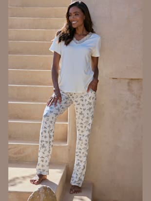 Pyjama avec joli imprimé floral (Image 2)