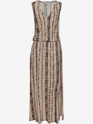 Robe longue robe d'été à encolure en v profonde (Image 4)