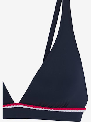 Haut de bikini triangle unis tendance avec cordons (Image 3)