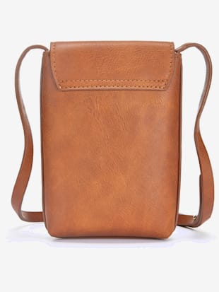 Sac en bandoulière pochette pour téléphone tendance avec détails couleur or