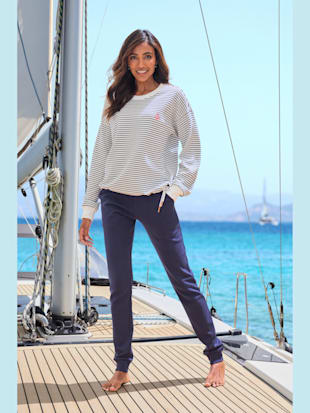 Pantalon molletonné pantalon sweat au coloris uni tendance (Image 2)