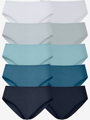 Slips jazz lot de 10 panties pratiques