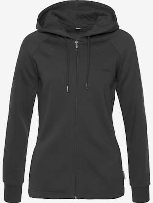 Veste sweat d'intérieur à capuche