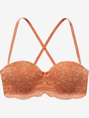 Soutien-gorge multiway soutien-gorge à coques féminin avec nœud décoratif et superbe accessoire brillant devant au centre (Image 6)