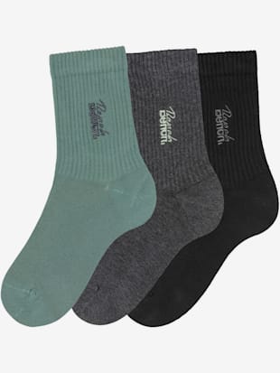 Chaussettes basiques avec logo brodé de qualité