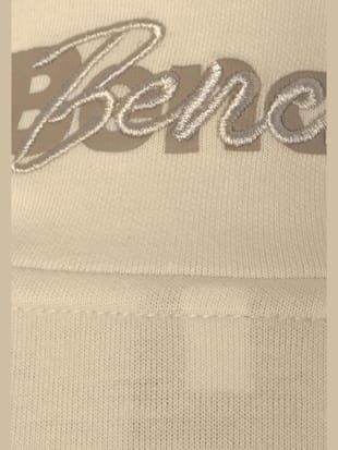 Veste sweat basique, logo imprimé et broderie