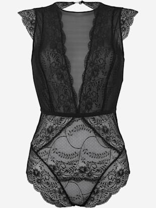 Body combiné érotique en dentelle aux jolis détails
