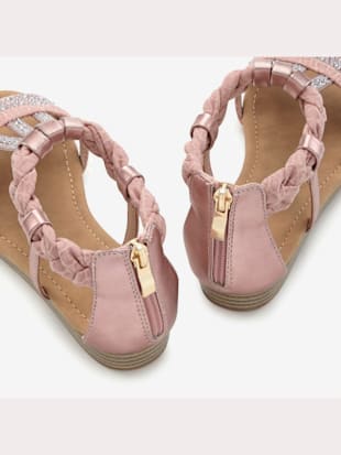 Sandales d'été avec petites pierres brillantes tendance (Image 4)