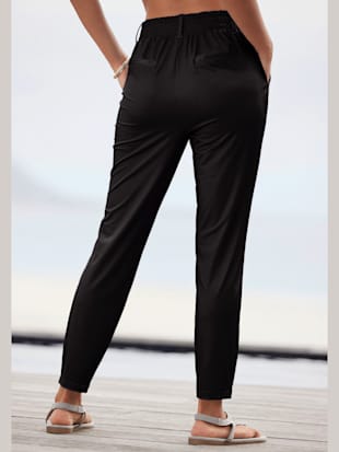 Pantalon ceinture élastique avec cordon