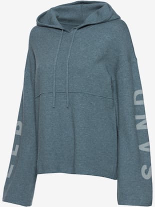 Sweat à capuche en tricot doux et élastique