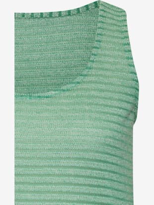 Debardeur tricot jacquard léger à rayures (Image 5)