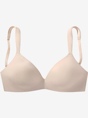 Soutien-gorge doux et basique (sans armatures) avec coques préformées sans coutures au garnissage léger