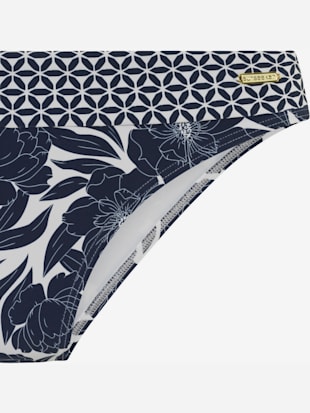Slip de bain imprimé floral tendance contrasté (Image 3)