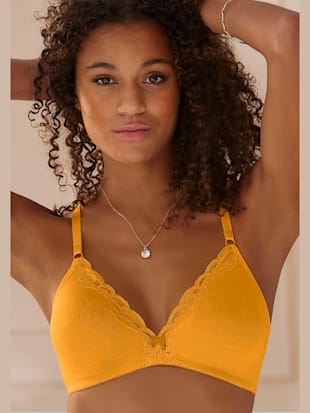 Soutien-gorge bralette sans armatures avec bonnets préformés sans coutures et garnissage