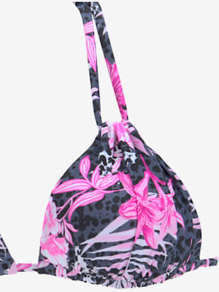 Bikini triangle imprimé, effet de couleur différent pour chaque pièce (Image 4)