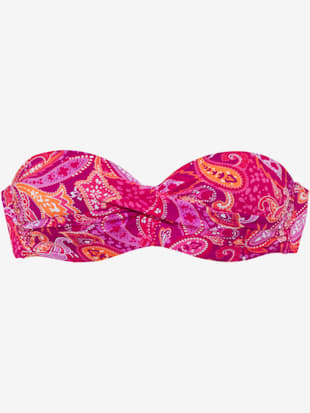 Haut de bikini bandeau à armatures motif paisley (Image 4)