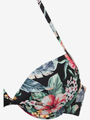 Haut de bikini push-up imprimé floral : chaque pièce est unique (Image 3)