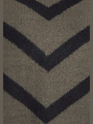Pull en tricot motif à rayures tendance