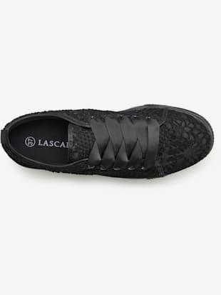 Baskets sneakers avec dentelle tendance et semelle compensée légère (Image 3)