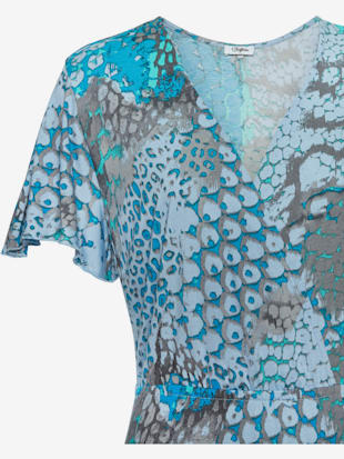 Robe longue encolure en v dégagée (Image 5)