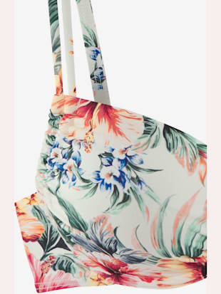 Haut de maillot de bain à armatures imprimé floral : chaque pièce est unique (Image 3)