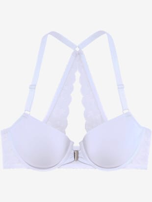 Soutien-gorge à coques avec joli dos en dentelle