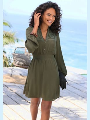 Robe d'été broderie ajourée tendance sur le haut (Image 1)