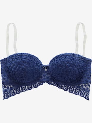 Soutien-gorge push-up tendance avec bretelles transparentes amovibles (Image 5)