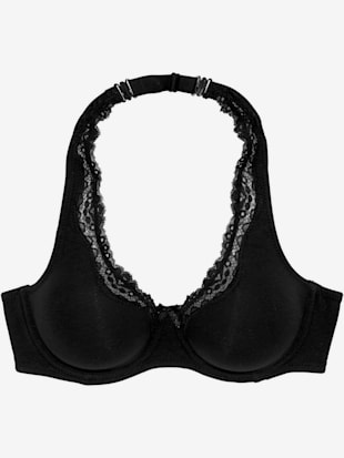 Soutien-gorge tour de cou à armatures, jolie bordure en dentelle (Image 6)