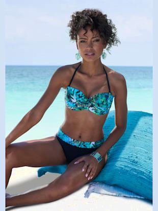 Maillot de bain bandeau à armatures design tendance (Image 1)