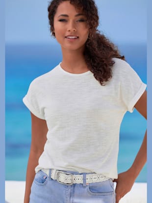 Ceinture au niveau des hanches avec motif ajouré tendance (Image 1)