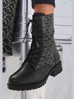 Bottines avec imprimé tendance et semelle profilée légère