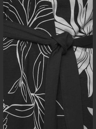 Kimono court à imprimé floral
