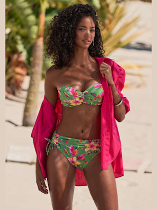 Haut de bikini bandeau à armatures design floral (Image 3)
