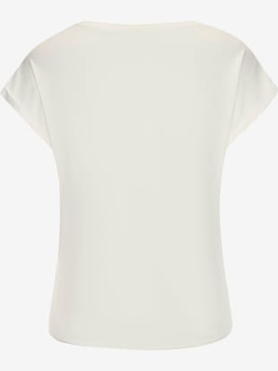 T-shirt à manches courtes imprimé feuille de qualité avec design floral (Image 4)