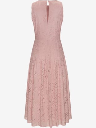 Robe en dentelle robe d'été sans manches avec broderie ajourée (Image 4)