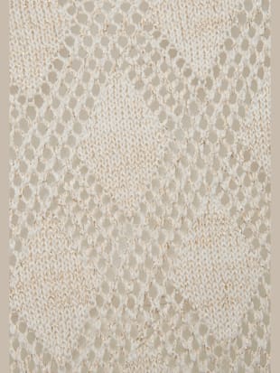 Pull ajouré superbe motif tricoté ajouré avec fibres brillantes (Image 6)