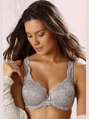 Élégant soutien-gorge en dentelle avec armatures et sans garnissage