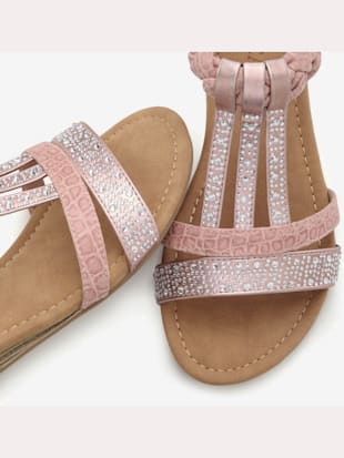 Sandales d'été avec petites pierres brillantes tendance (Image 5)