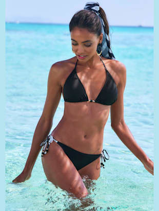Bikini triangle style uni moderne avec détails contrastés (Image 1)