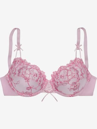 Soutien-gorge à armatures (sans garnissage) avec dentelle brodée de qualité (Image 2)